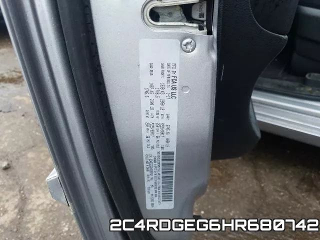 2C4RDGEG6HR680742 фото 2