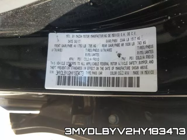 3MYDLBYV2HY183473 фото 2