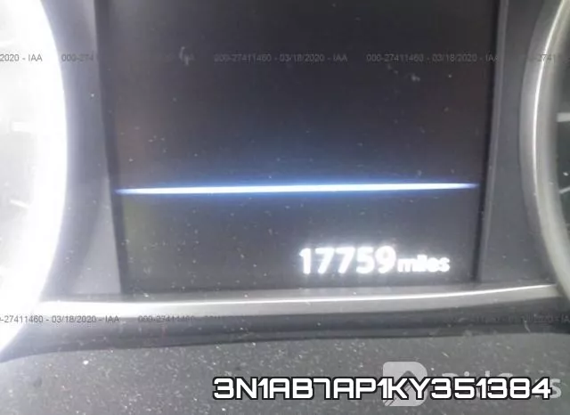 3N1AB7AP1KY351384 фото 8