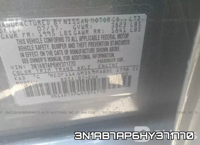 3N1AB7AP6HY371770 фото 10