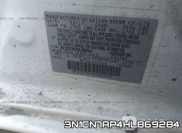 3N1CN7AP4HL869284 фото 10