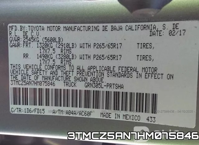 3TMCZ5AN7HM075846 фото 10