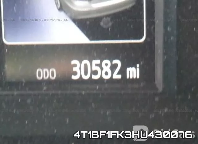 4T1BF1FK3HU430076 фото 8