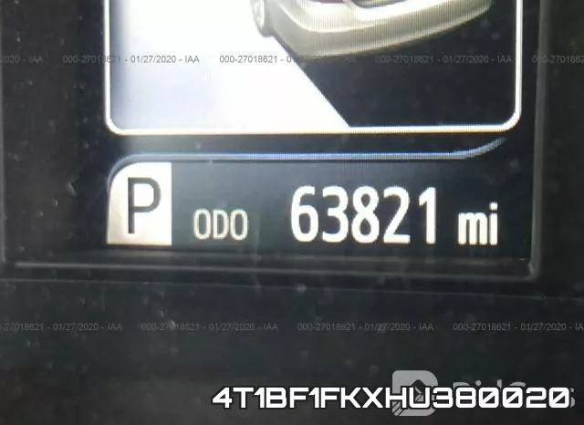 4T1BF1FKXHU380020 фото 8