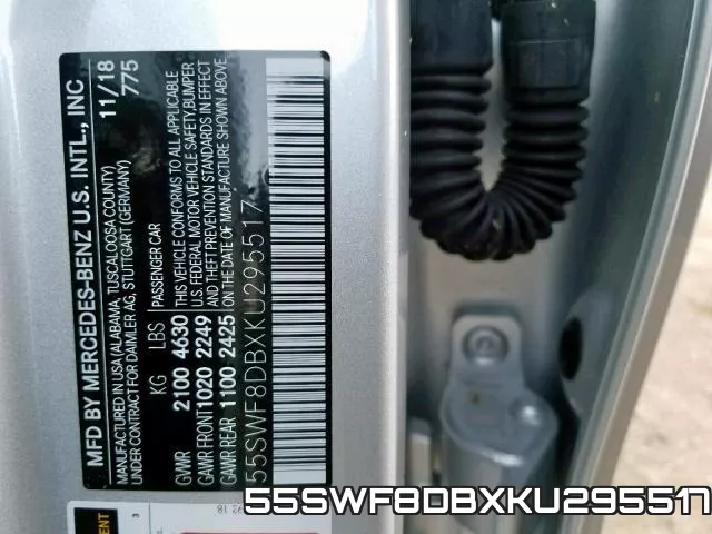 55SWF8DBXKU295517 фото 2