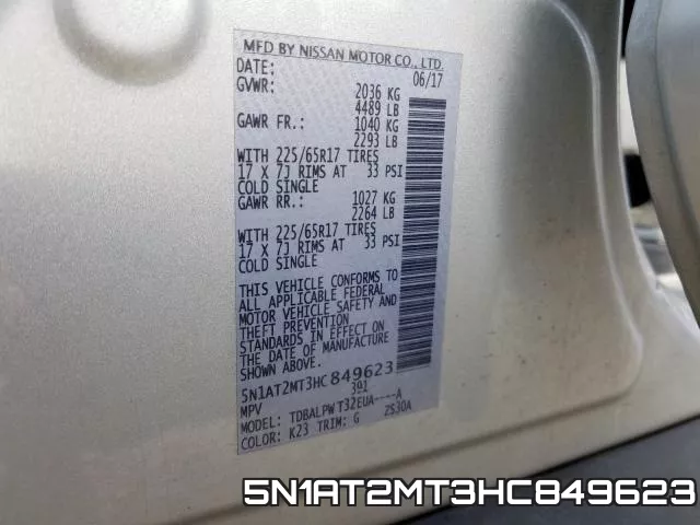 5N1AT2MT3HC849623 фото 2