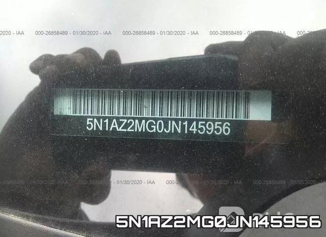 5N1AZ2MG0JN145956 фото 10