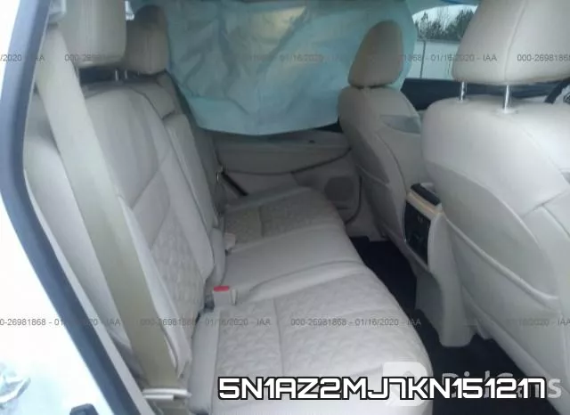 5N1AZ2MJ7KN151217 фото 9
