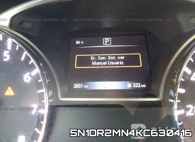 5N1DR2MN4KC630416 фото 8