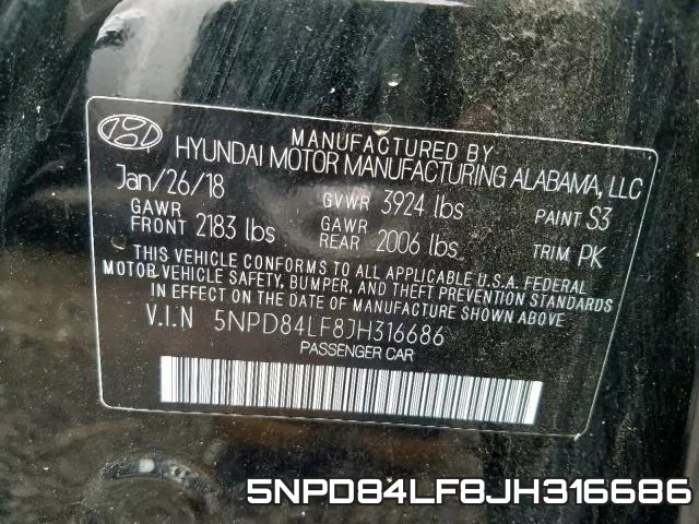 5NPD84LF8JH316686 фото 2