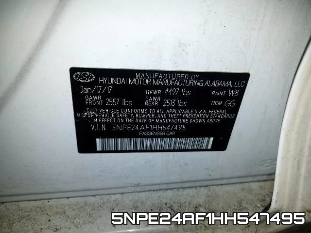 5NPE24AF1HH547495 фото 2