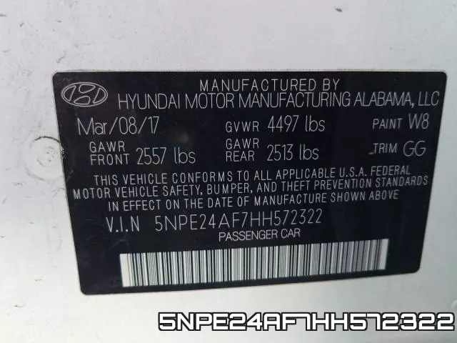 5NPE24AF7HH572322 фото 2