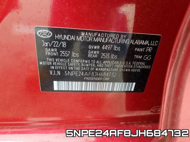 5NPE24AF8JH684732 фото 2