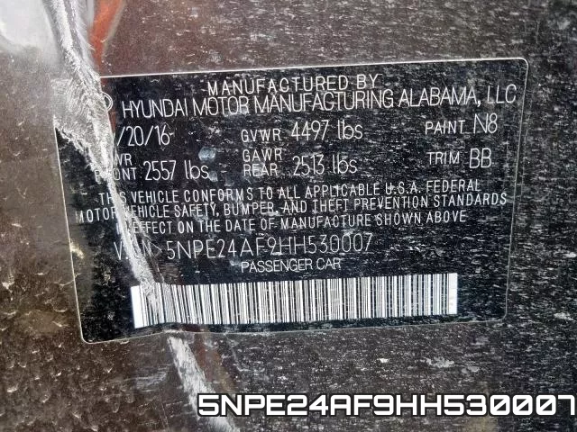 5NPE24AF9HH530007 фото 2