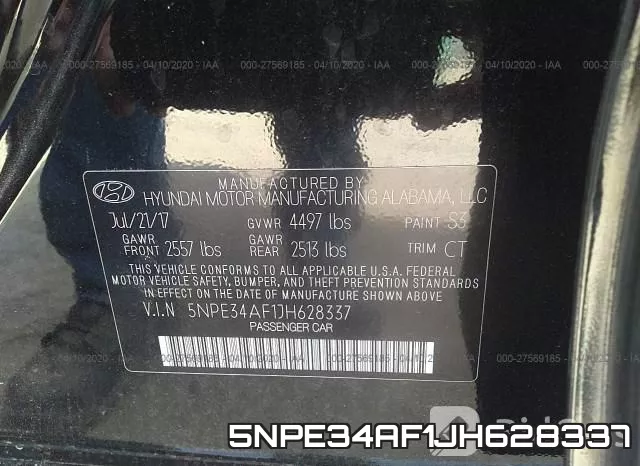 5NPE34AF1JH628337 фото 10