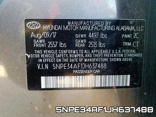 5NPE34AF1JH637488 фото 2