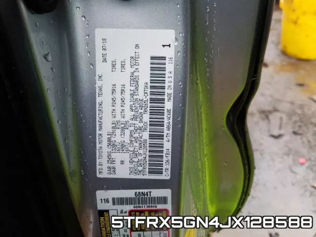 5TFRX5GN4JX128588 фото 2