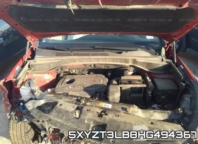 5XYZT3LB8HG494367 фото 2