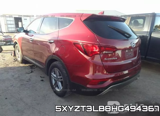 5XYZT3LB8HG494367 фото 4