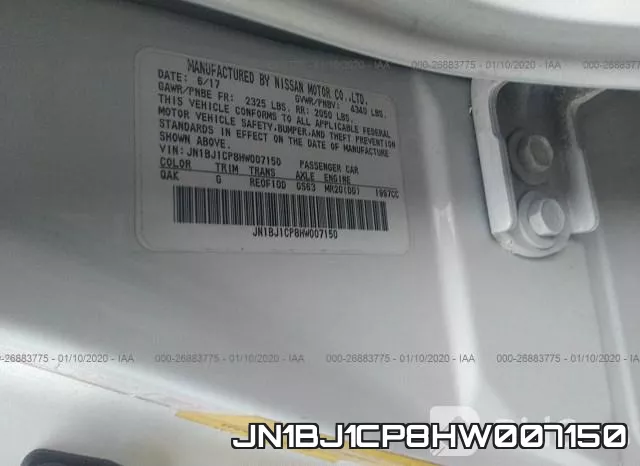 JN1BJ1CP8HW007150 фото 10