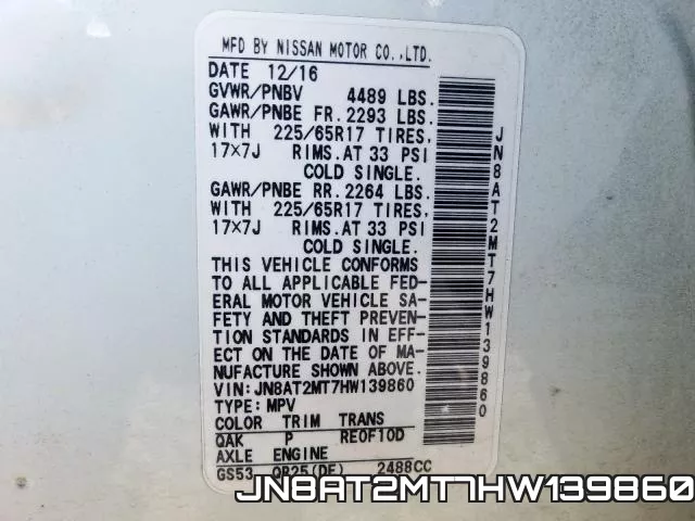 JN8AT2MT7HW139860 фото 2