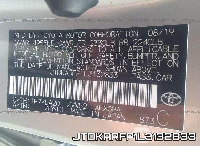 JTDKARFP1L3132833 фото 10