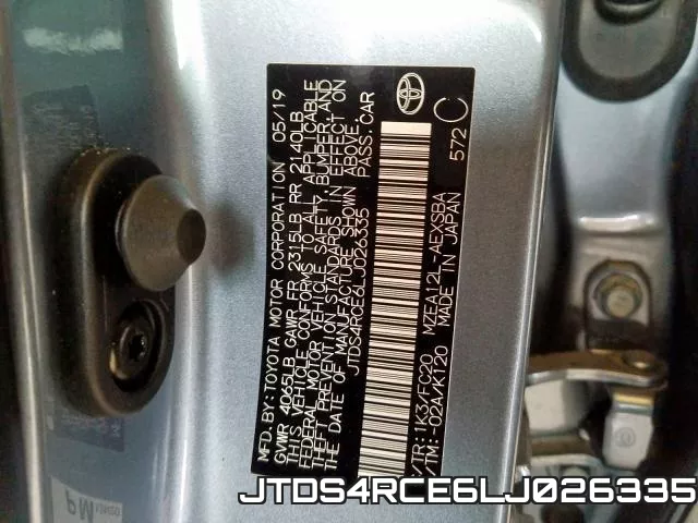 JTDS4RCE6LJ026335 фото 2