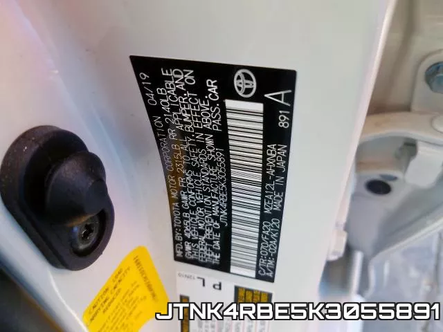 JTNK4RBE5K3055891 фото 2