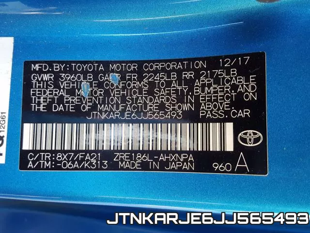 JTNKARJE6JJ565493 фото 2