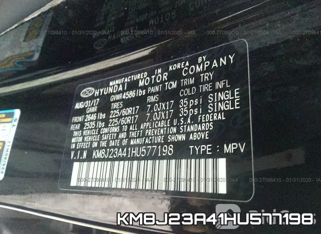KM8J23A41HU577198 фото 10