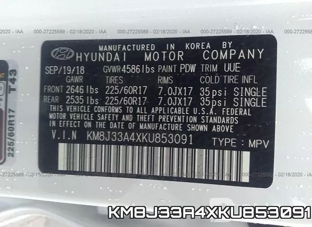 KM8J33A4XKU853091 фото 10