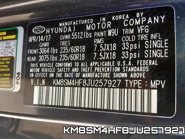 KM8SM4HF8JU257927 фото 2