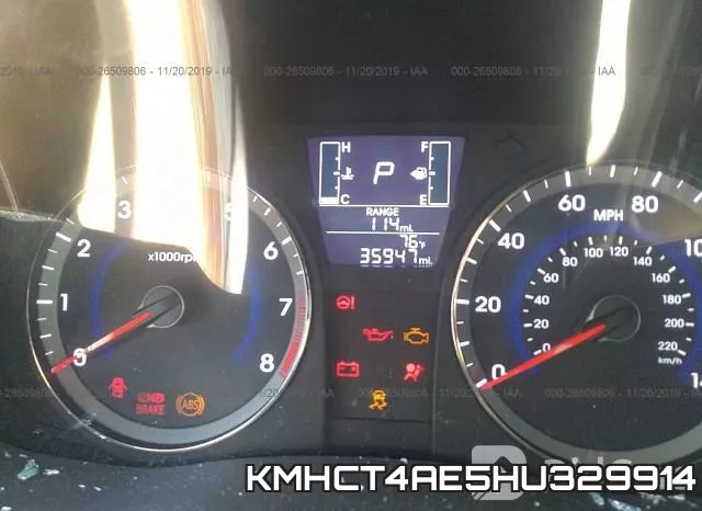 KMHCT4AE5HU329914 фото 8