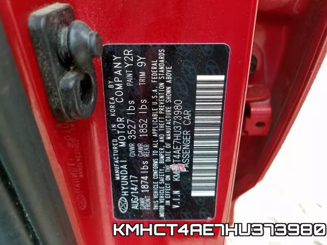 KMHCT4AE7HU373980 фото 2