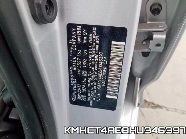 KMHCT4AE8HU346397 фото 2