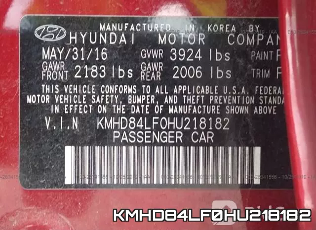 KMHD84LF0HU218182 фото 10