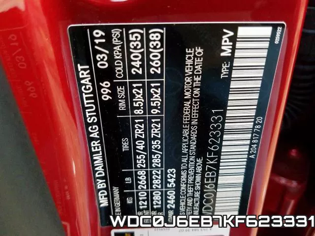 WDC0J6EB7KF623331 фото 2