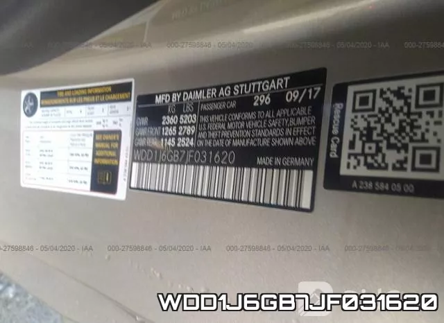 WDD1J6GB7JF031620 фото 10