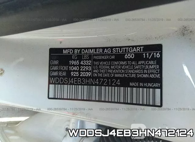 WDDSJ4EB3HN472124 фото 10