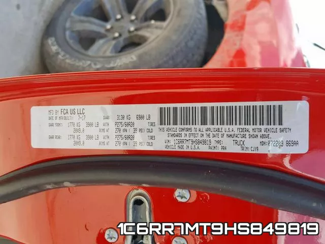 1C6RR7MT9HS849819 фото 2