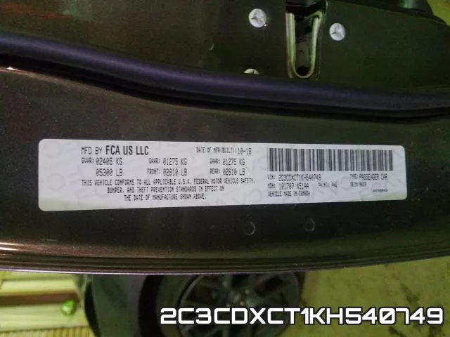 2C3CDXCT1KH540749 фото 2