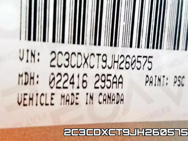 2C3CDXCT9JH260575 фото 2