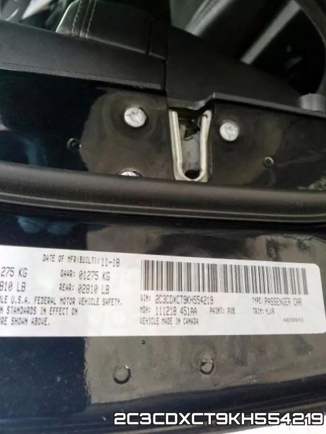 2C3CDXCT9KH554219 фото 2