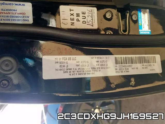 2C3CDXHG9JH169527 фото 2