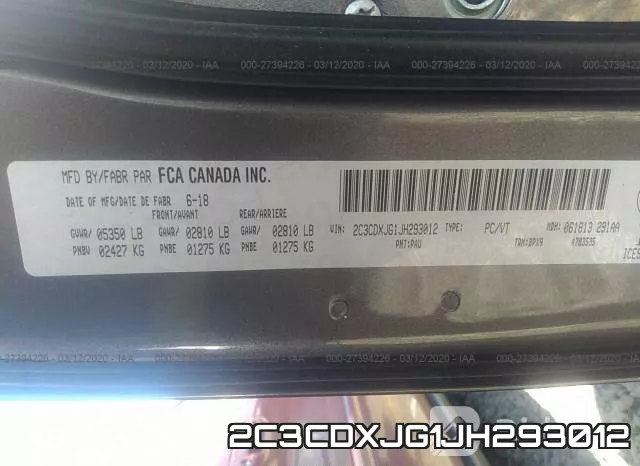 2C3CDXJG1JH293012 фото 10