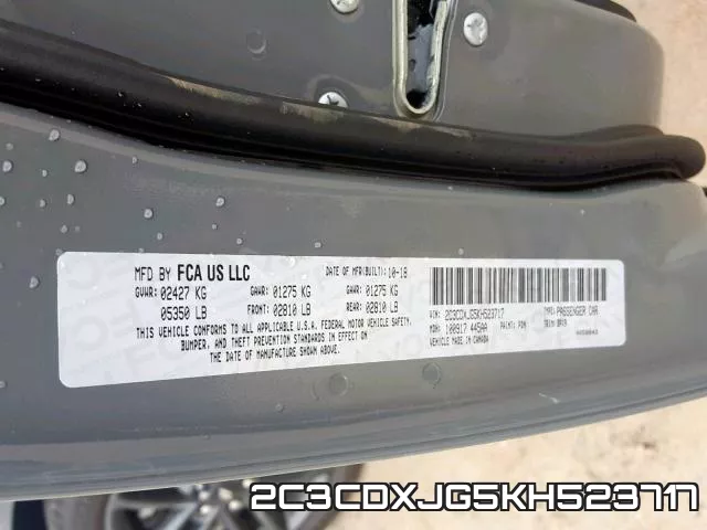 2C3CDXJG5KH523717 фото 2