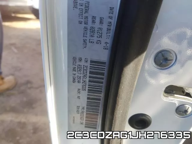 2C3CDZAG1JH276335 фото 2