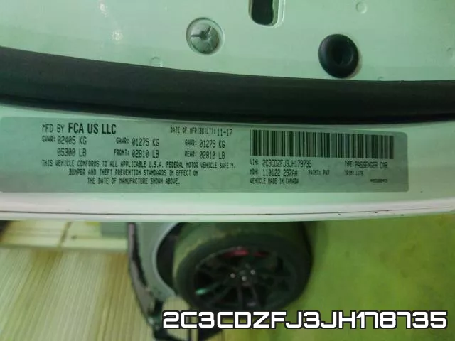 2C3CDZFJ3JH178735 фото 2