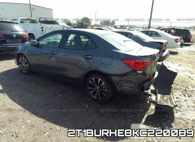 2T1BURHE8KC220089 фото 4