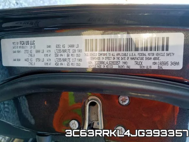 3C63RRKL4JG393357 фото 2